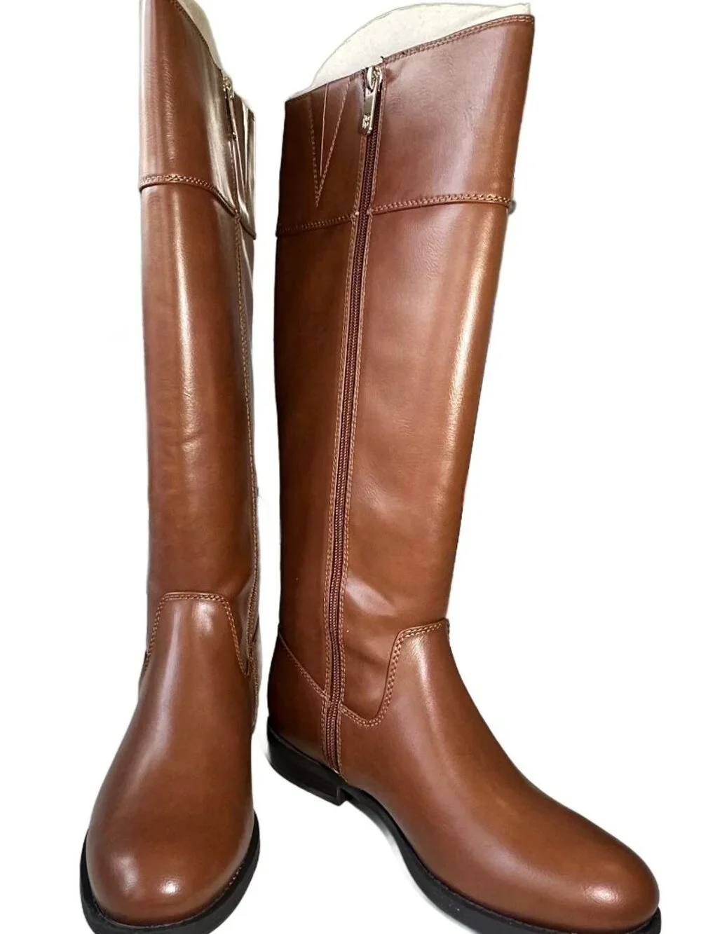 New Tommy Hilfiger Women's Shyenne Boots - Cognac - Size 8